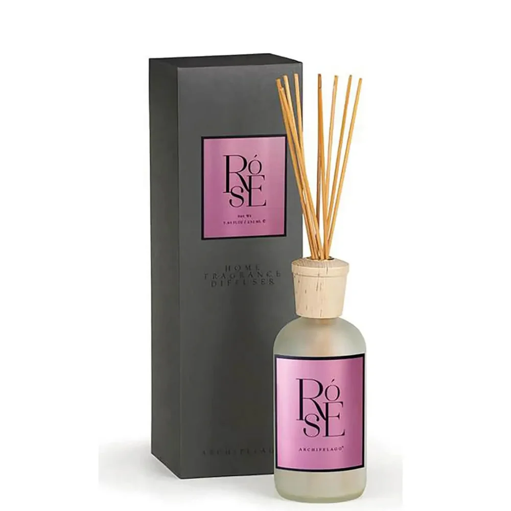 Archipelago Botanicals Home Fragrance RETIRED Rose Wood Reed Diffuser 7.85 fl oz